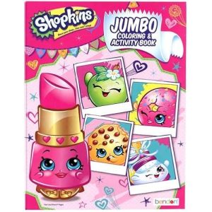 Shopkins Coloring Book with Stickers 96